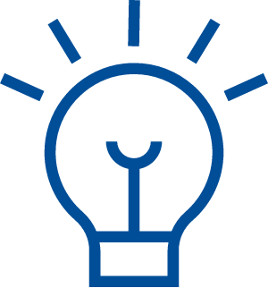 Icon: light bulb