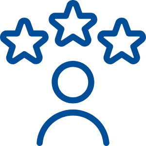 Icon: person with stars