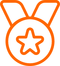 icon_medal-orange Orange Icon: medal
